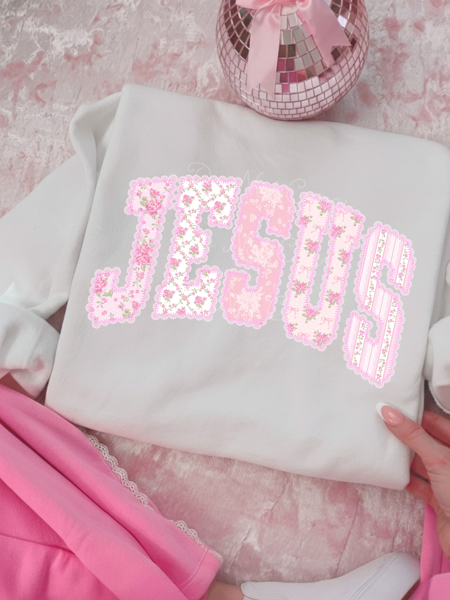 Pastel Jesus DTF Graphics