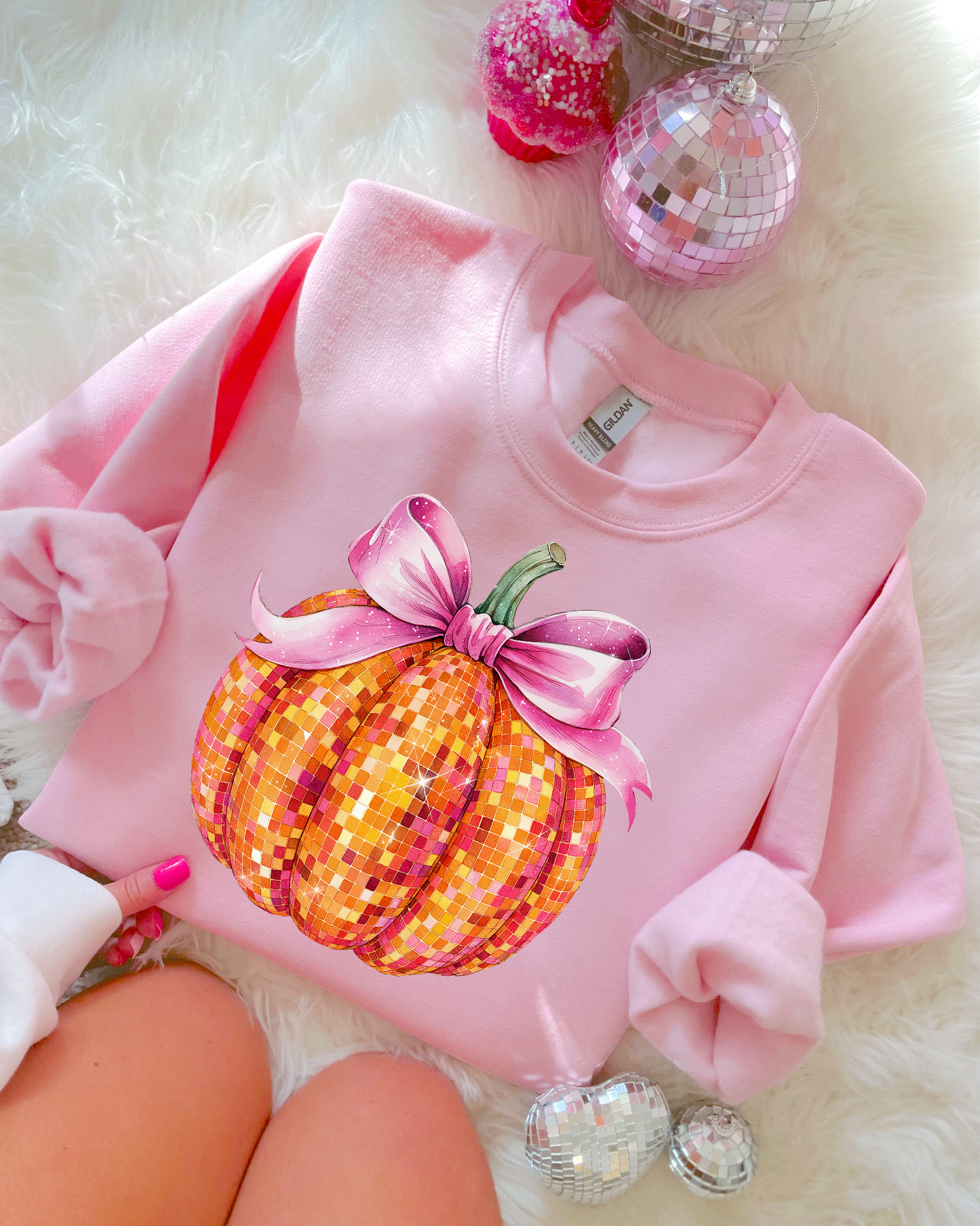 Disco Pumpkin DTF Graphics