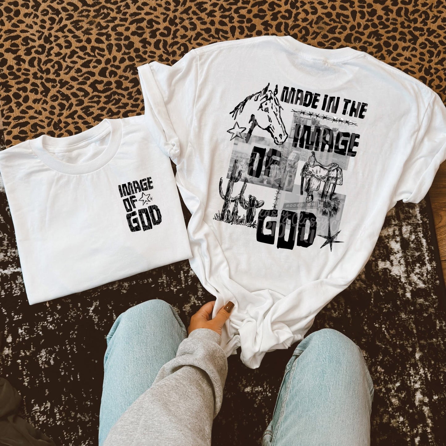 Made In The Image Of God (front & back) DTF Graphics