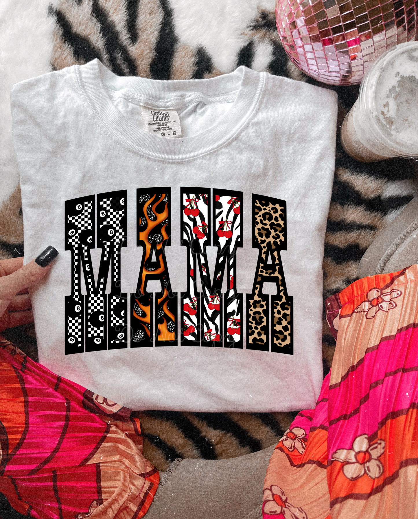 Mama 8 Ball DTF Graphics