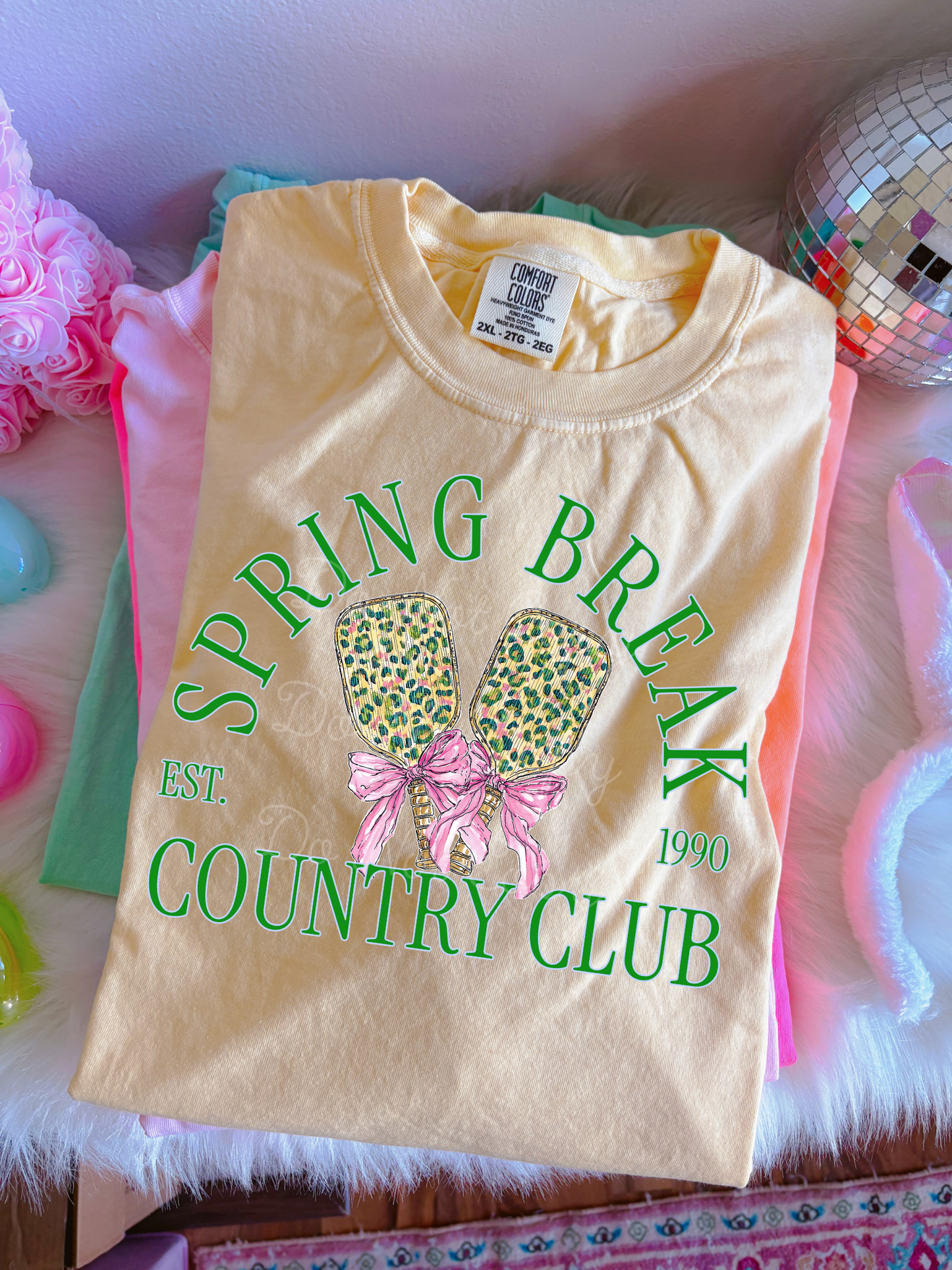 Spring Break Country Club DTF Graphics