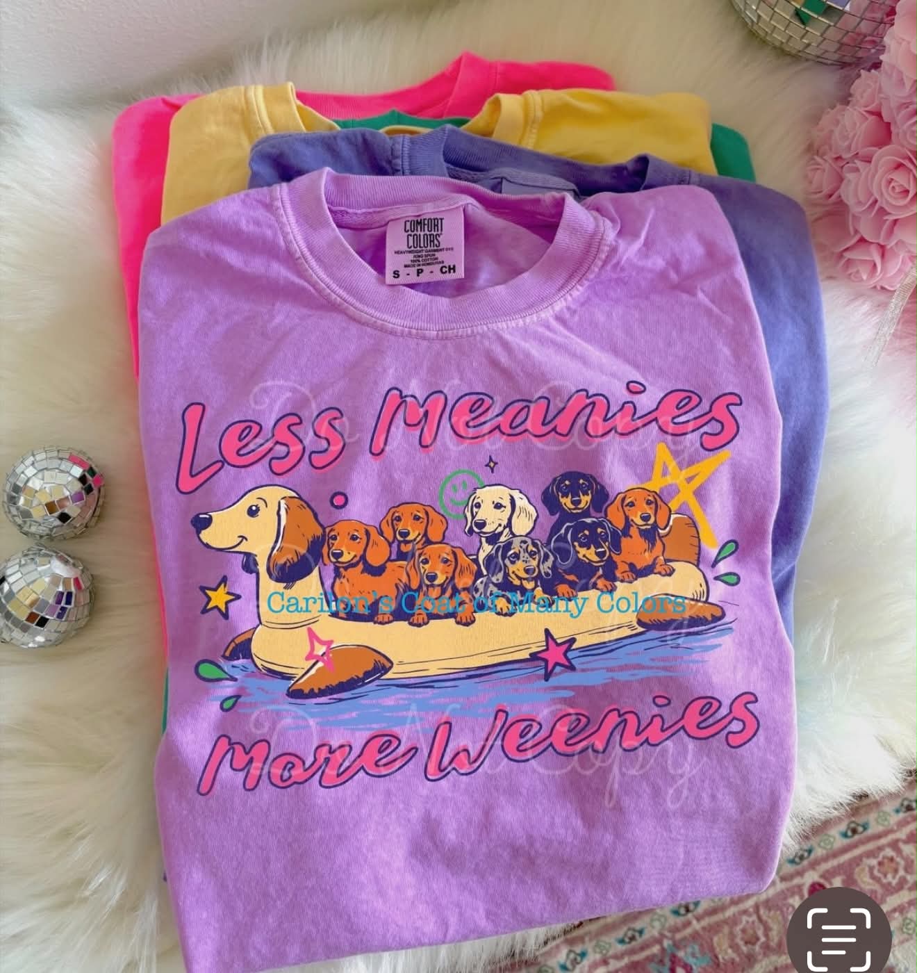 Less Meanies More Weinies DTF Graphics