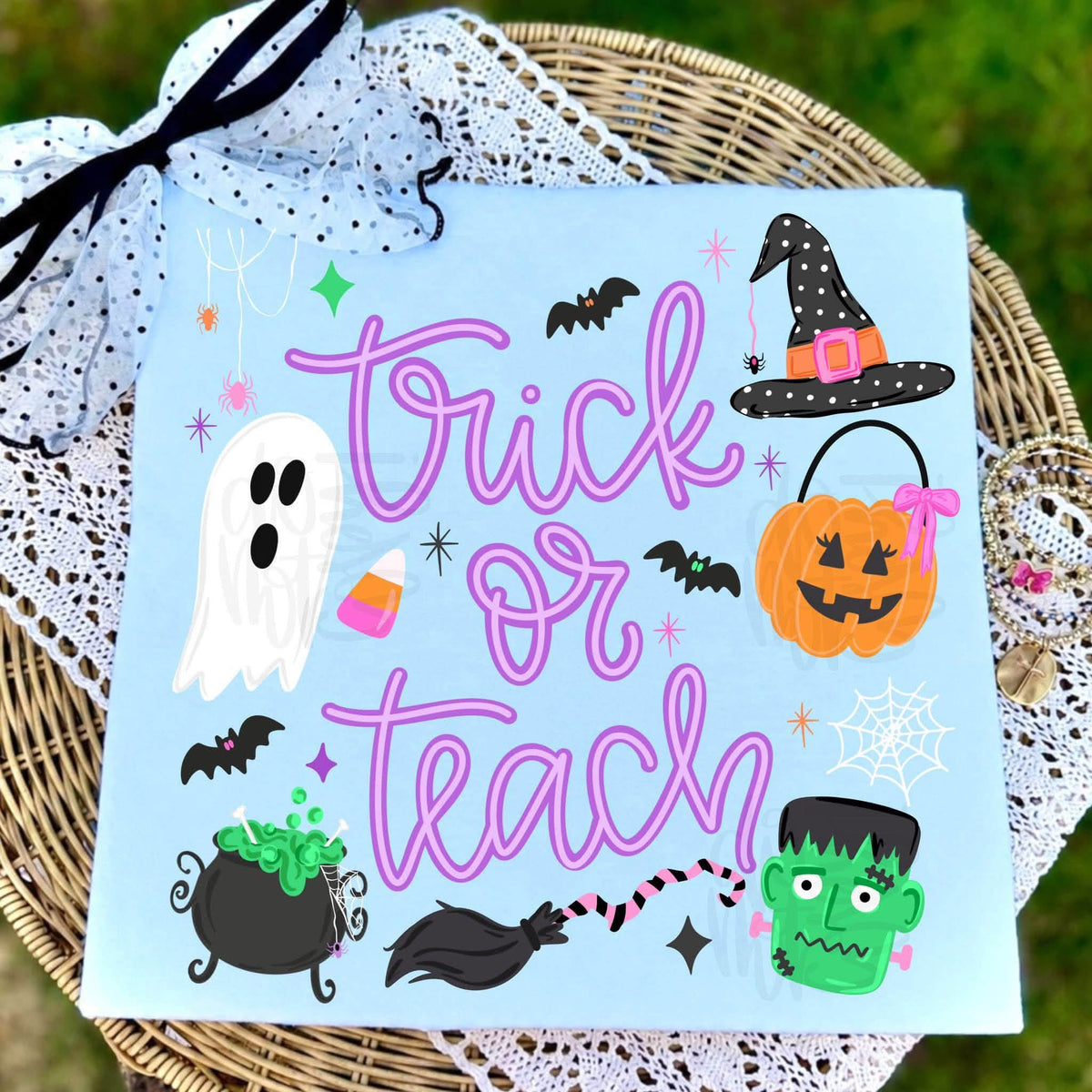 Trick Or Teach DTF Graphics