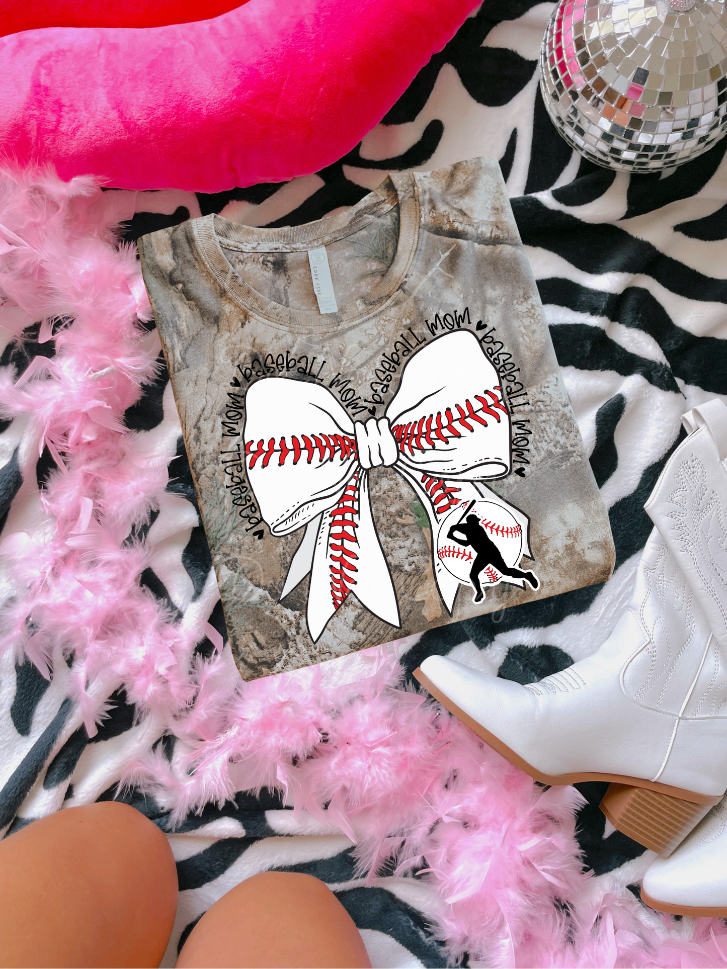 Baseball Mom DTF Graphics