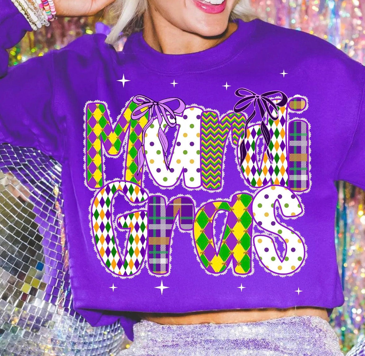 Mardi Gras DTF Graphics