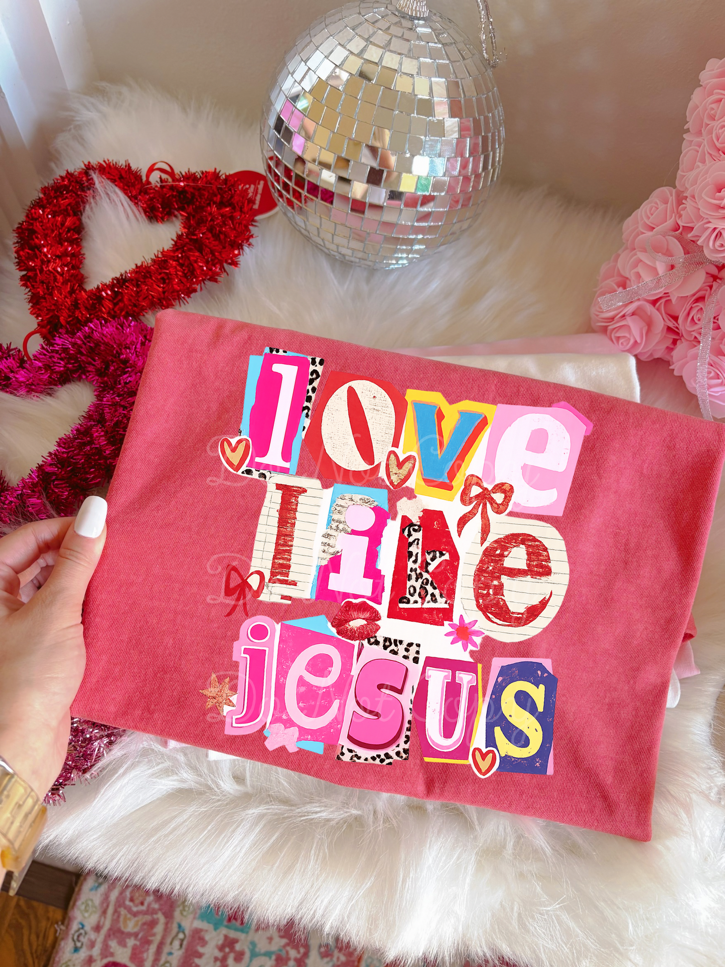 Love Like Jesus DTF Graphics