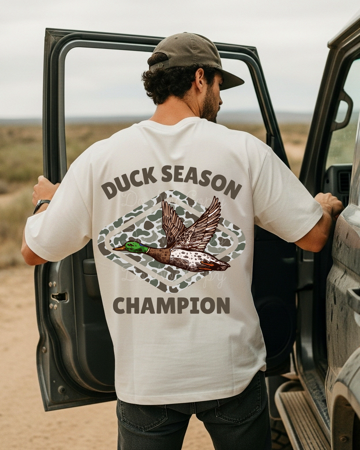 Duck Season Champion (on back) DTF Graphics