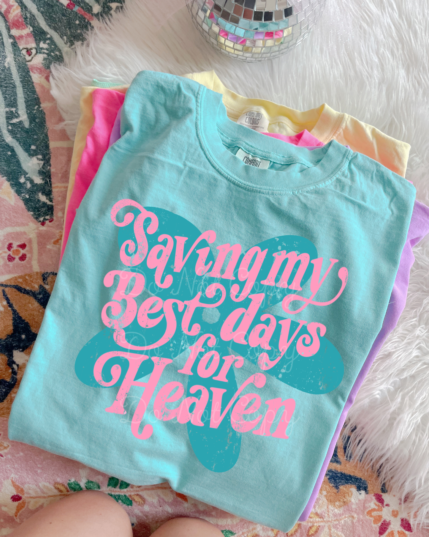 Saving My Best Days DTF Graphics