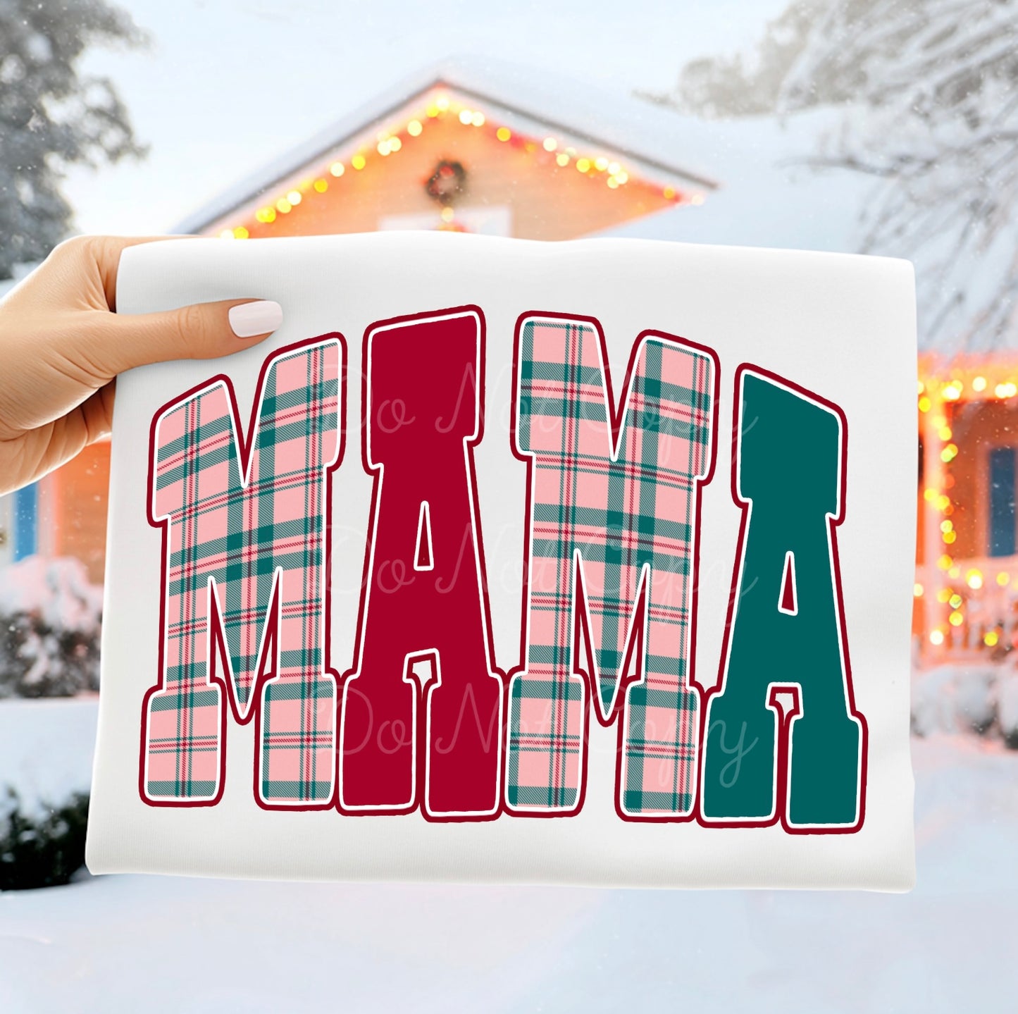 Christmas Mama DTF Graphics