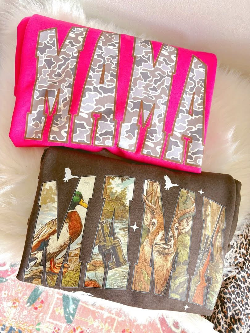 Camo Mama DTF Graphics