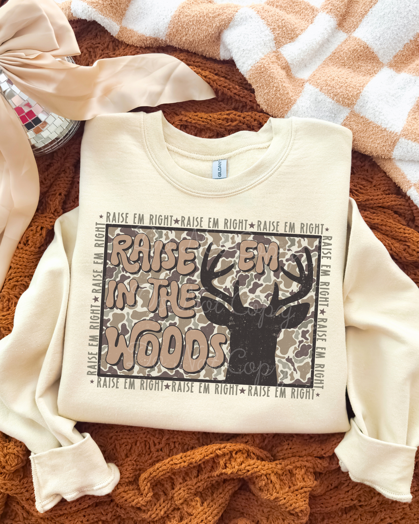 Raise Em In The Woods DTF Graphics