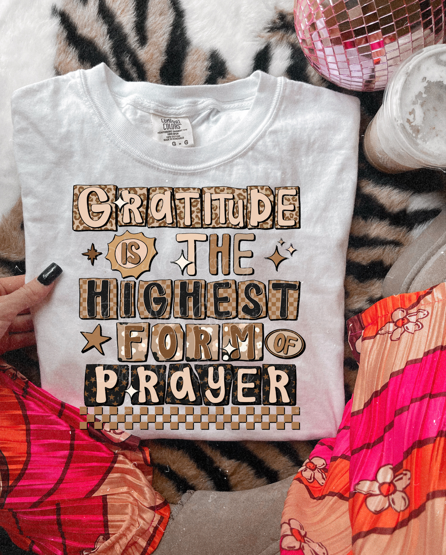 Gratitude Is The Highest Form Of Prayer DTF Graphics
