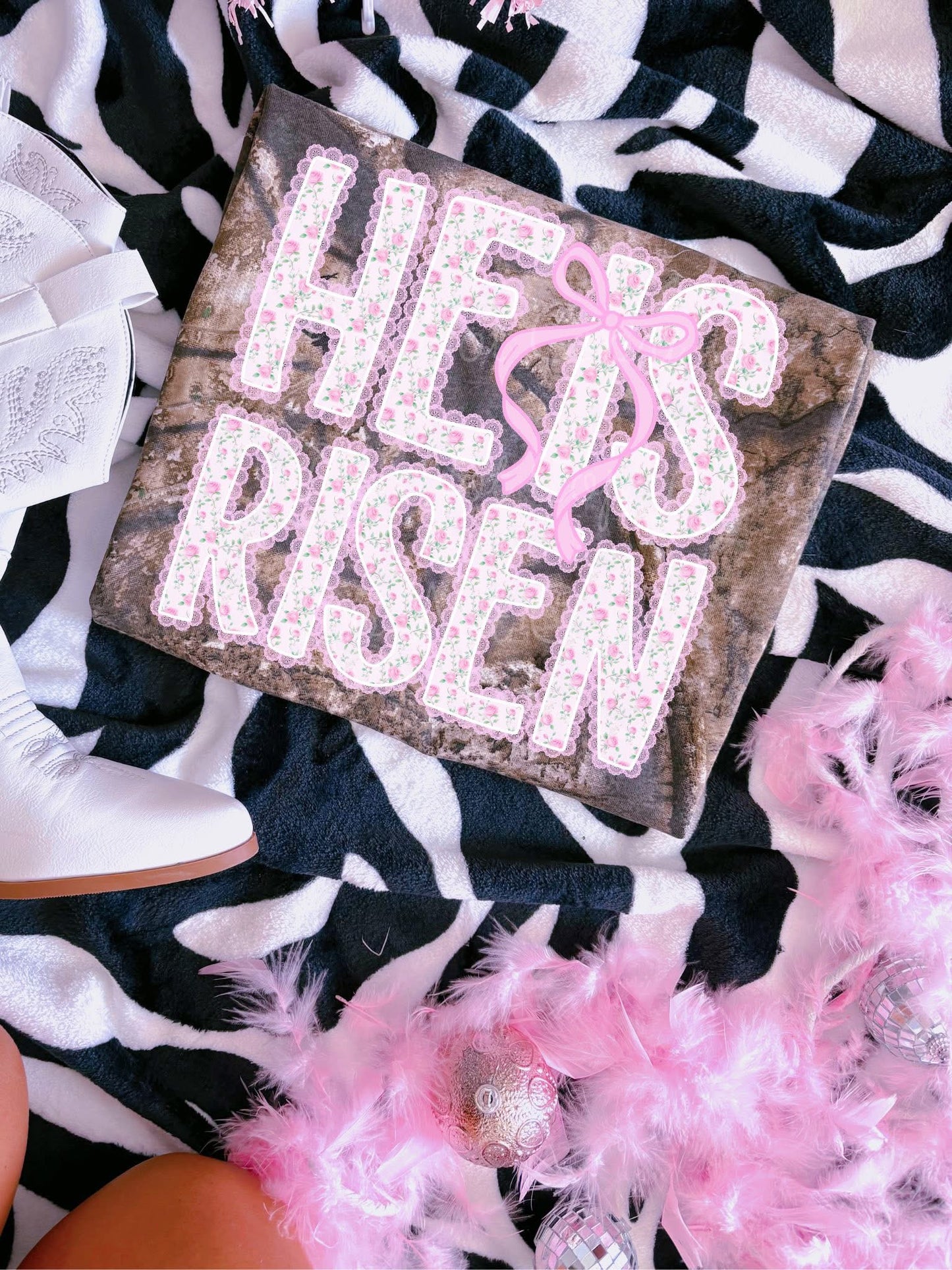 He Is Risen DTF Graphics