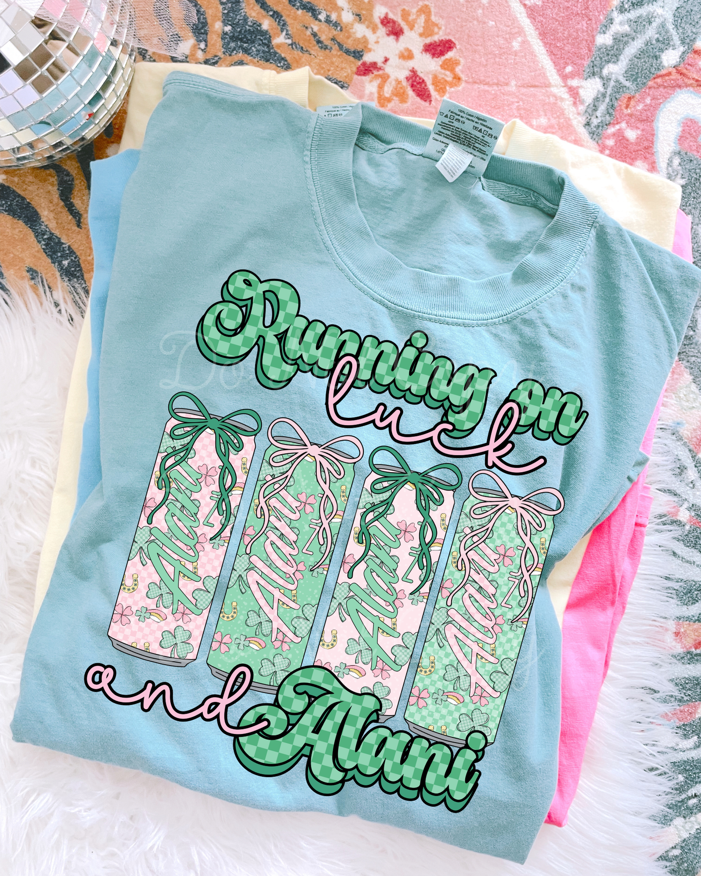 Running On Luck DTF Graphics