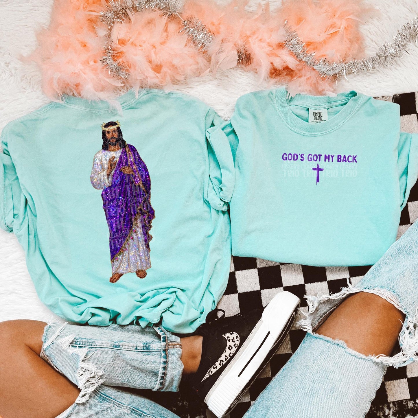 God’s Got My Back (front & back) DTF Graphics