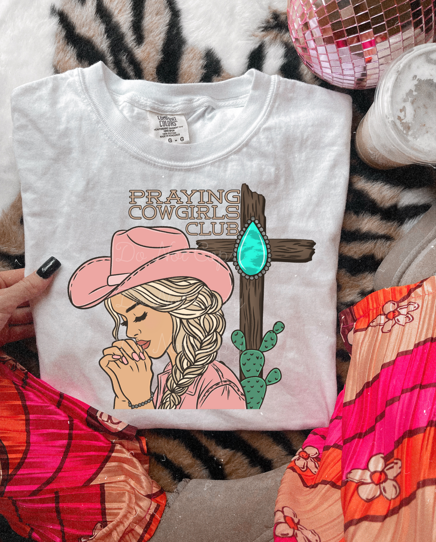 Praying Cowgirls Club DTF Graphics