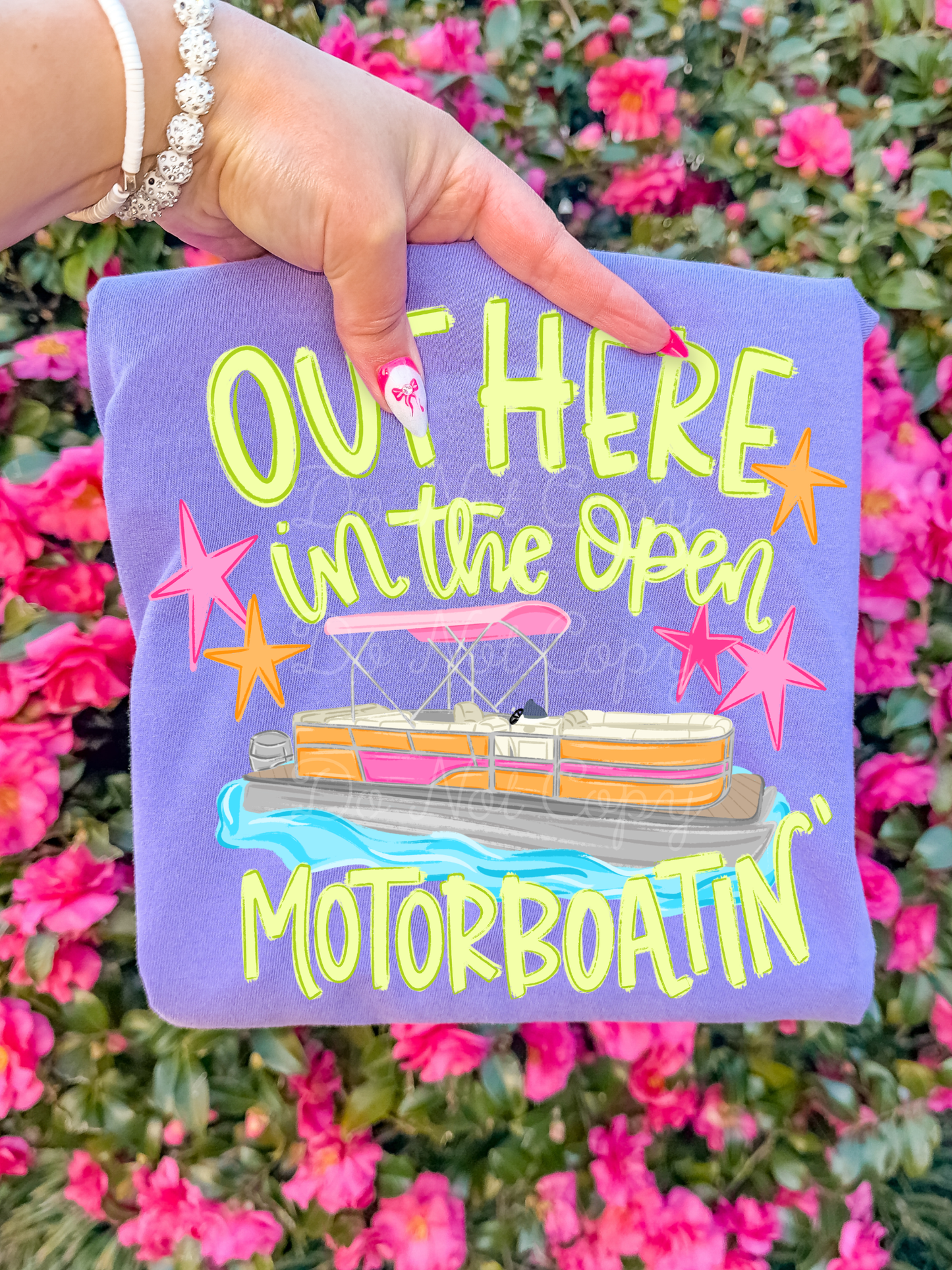 Out Here In The Open Moteorboatin' DTF Graphics