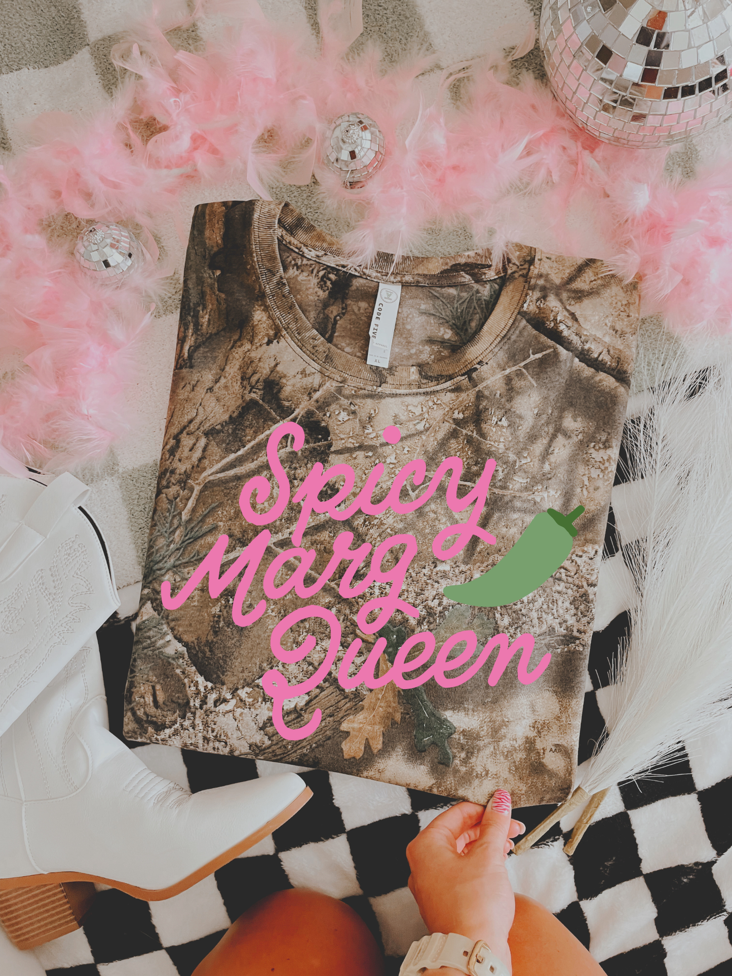 Spicy Marg Queen DTF Graphics