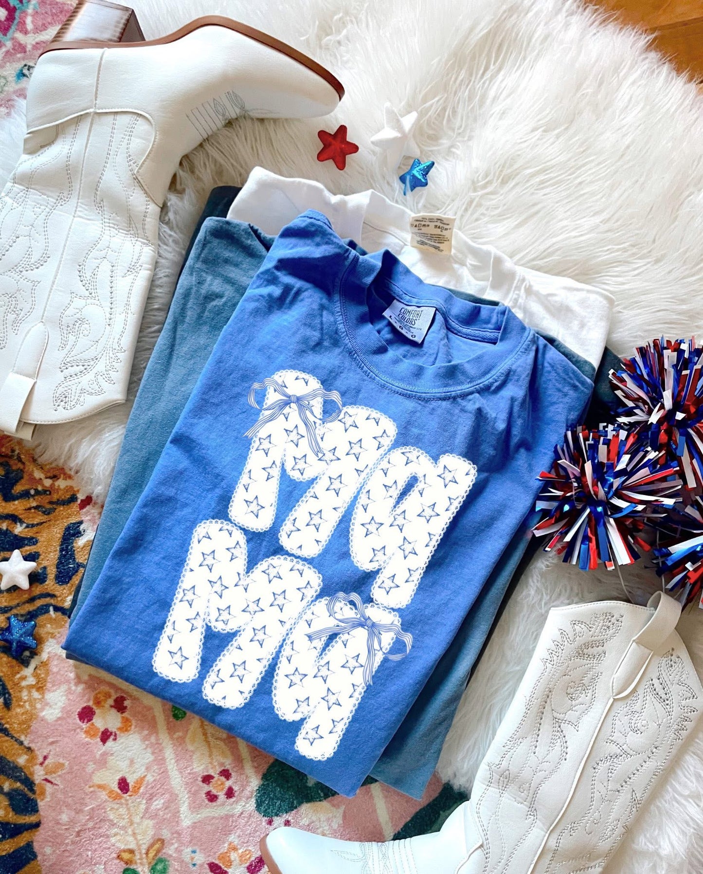 Patriotic Mama DTF Graphics