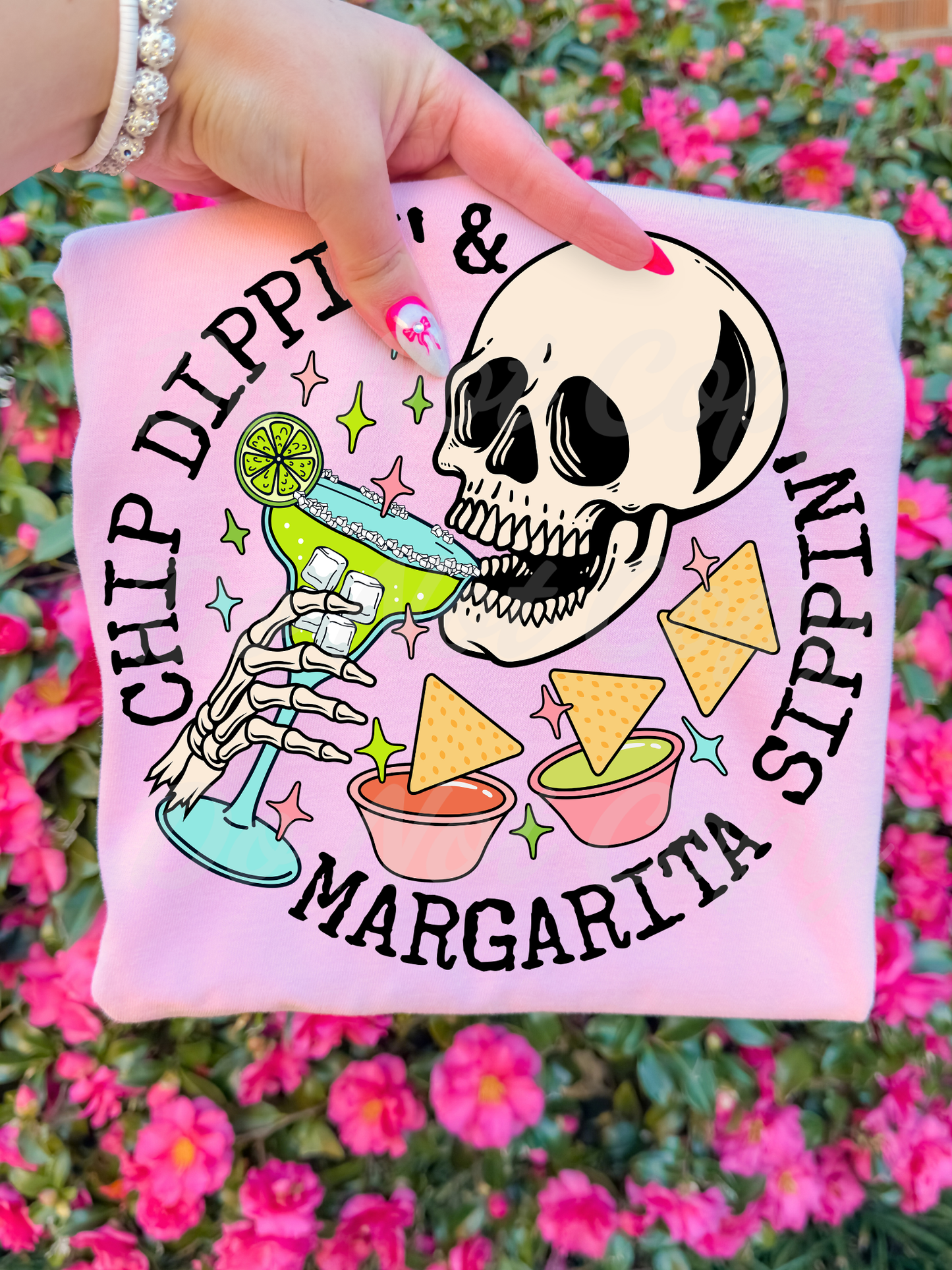Chip Dippin’ Margarita Sippin’ DTF Graphics