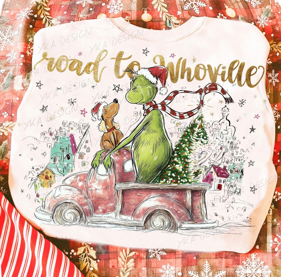 Road To Whoville DTF Graphics