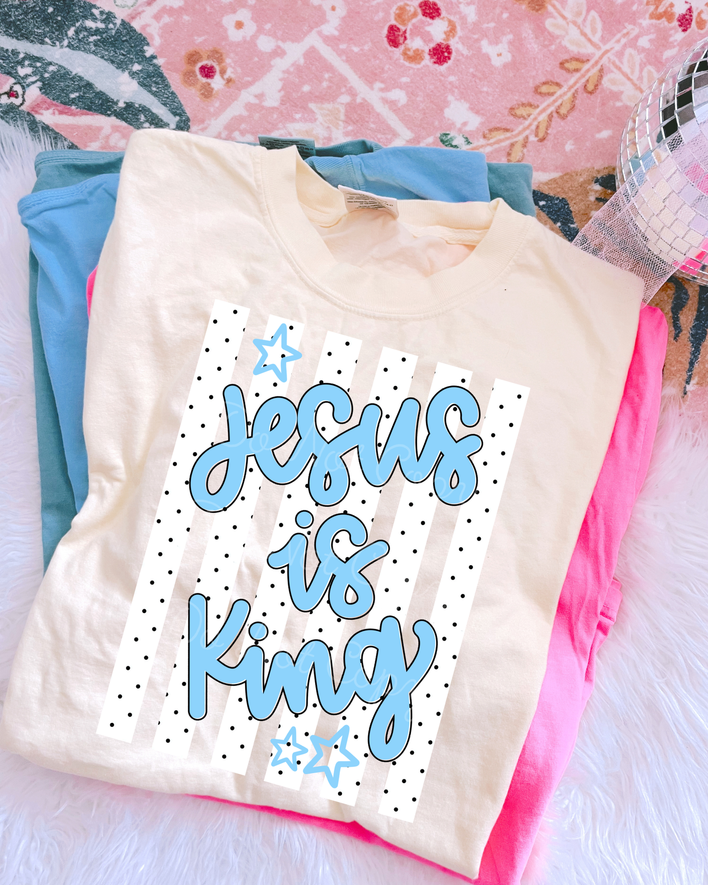 Jesus Is King DTF Graphics