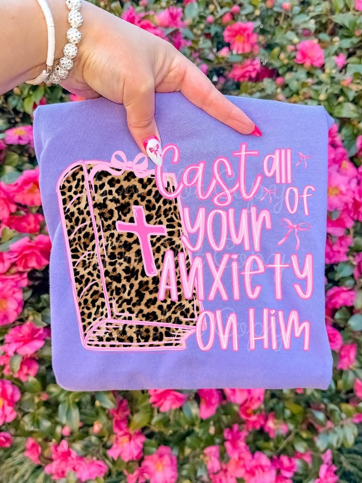 Cast Your Anxiety DTF Graphics