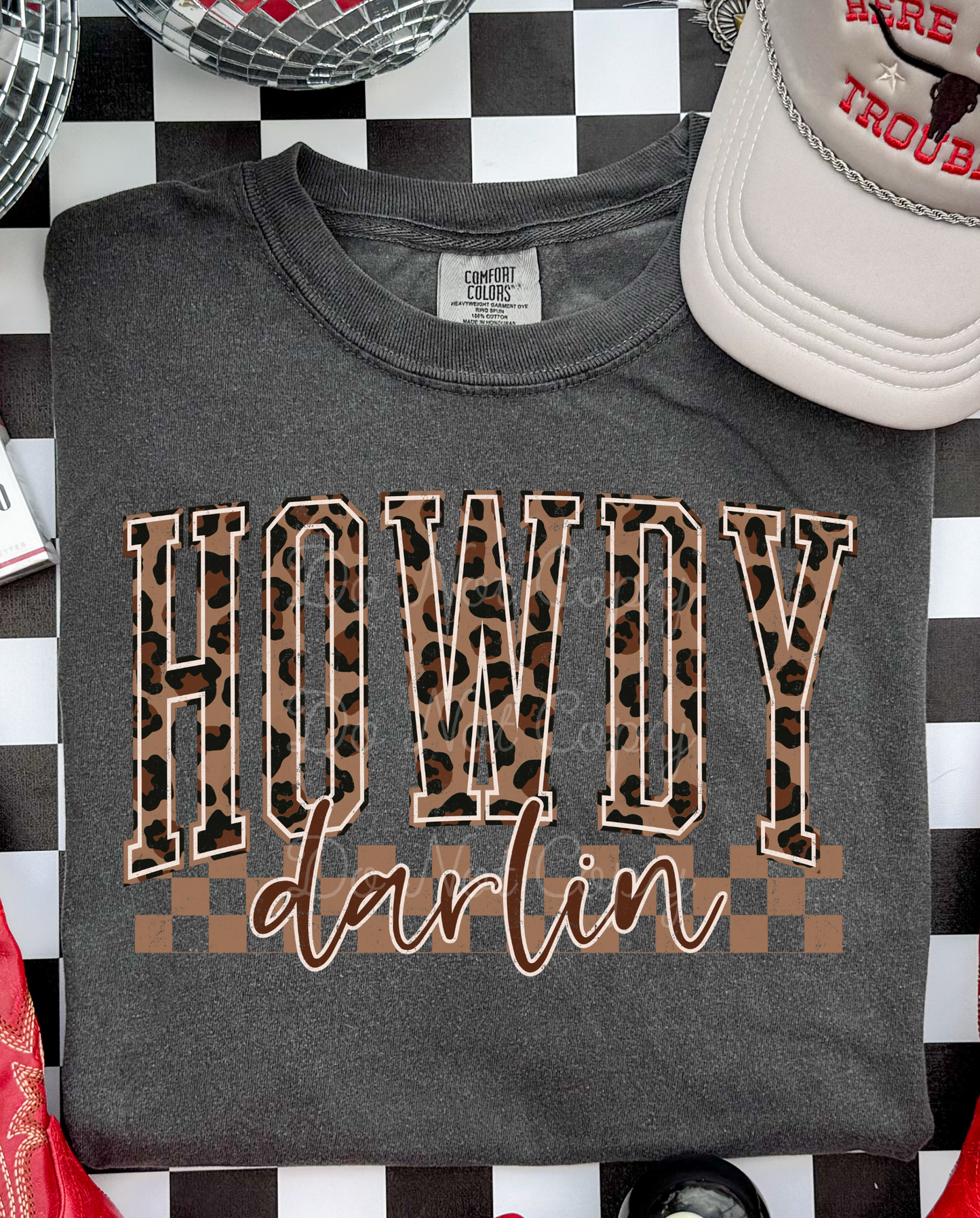 Howdy Darlin DTF Graphics
