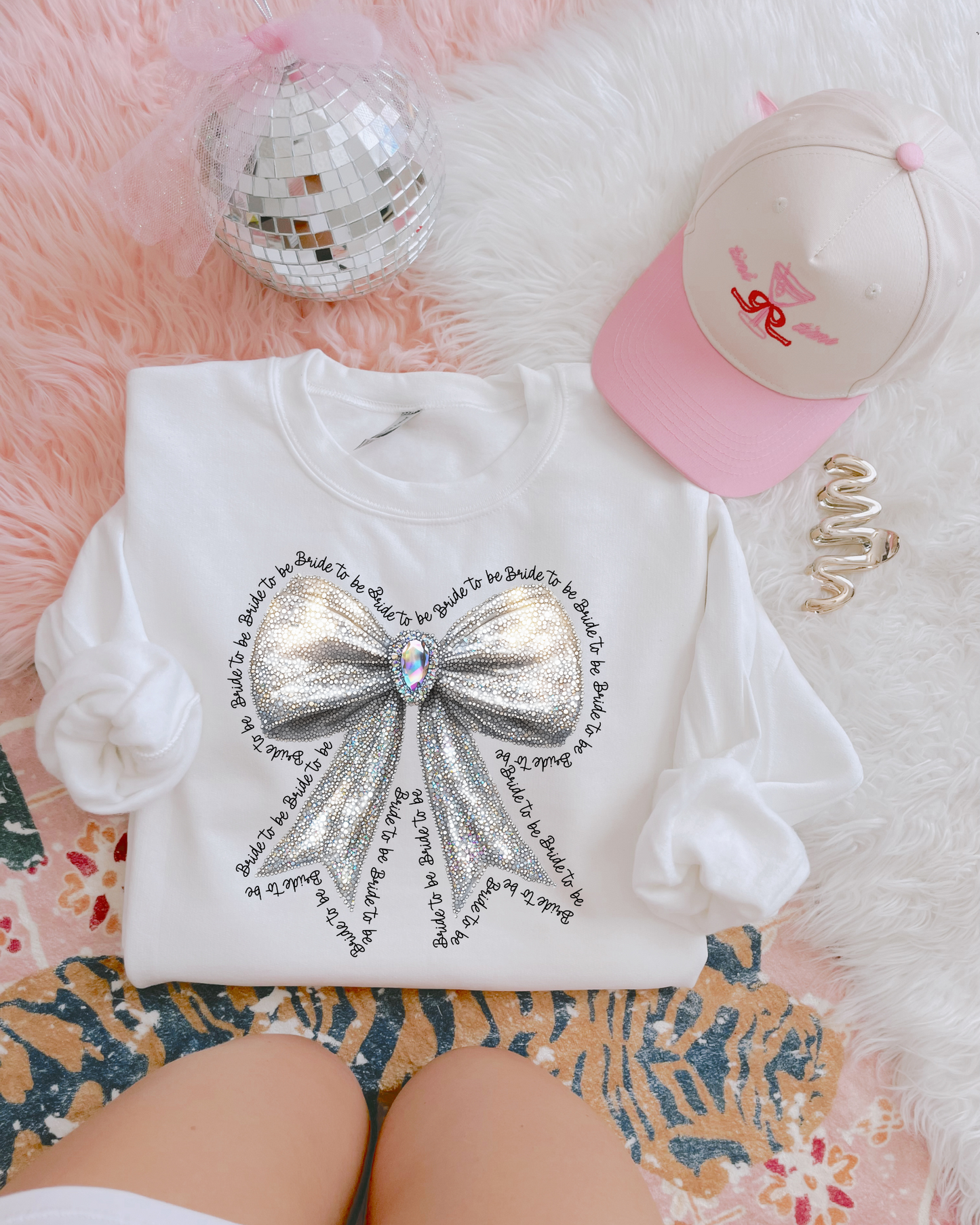 Bride To Be Sparkle Bow DTF Graphics