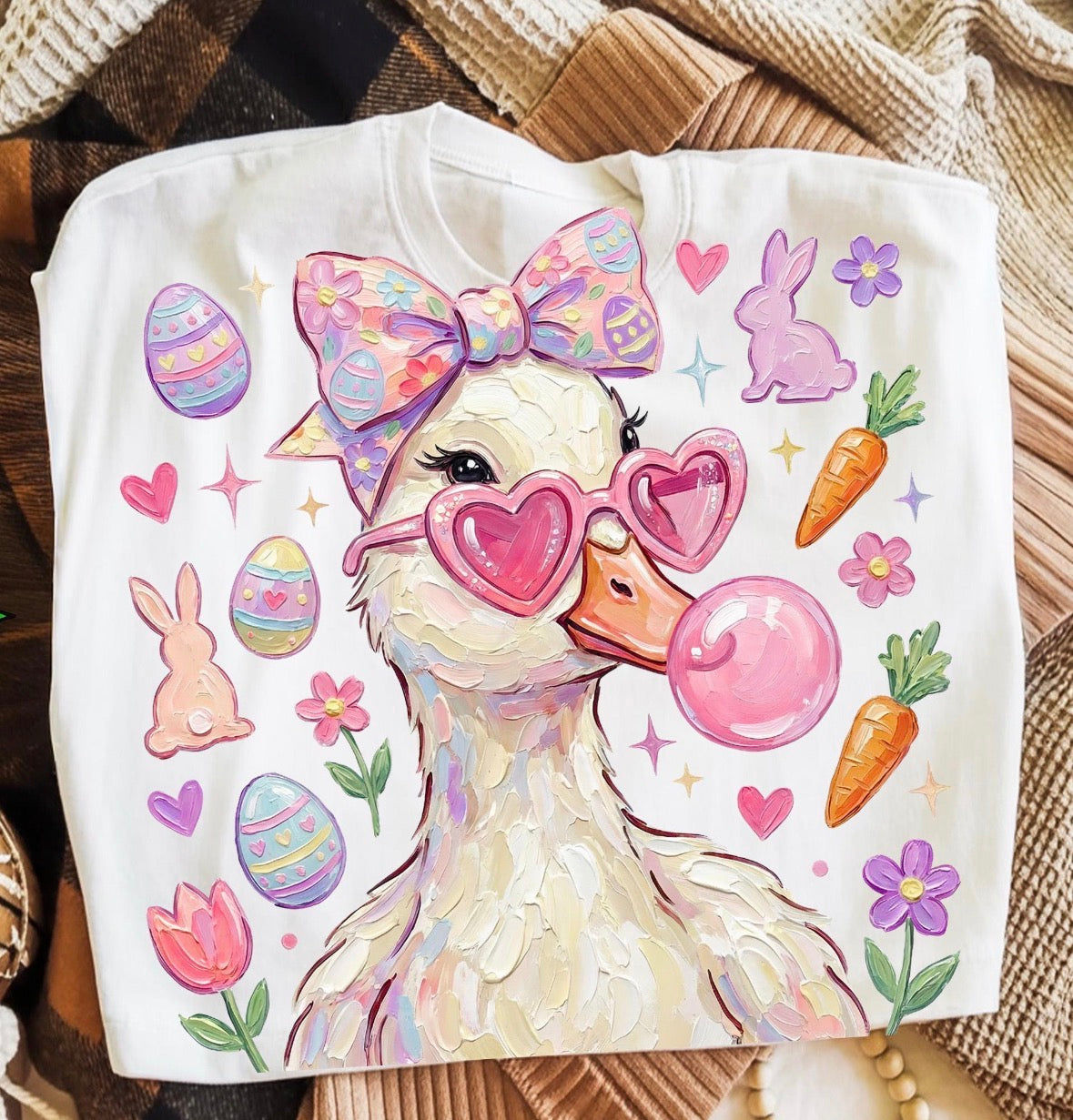 Easter Goose DTF Graphics