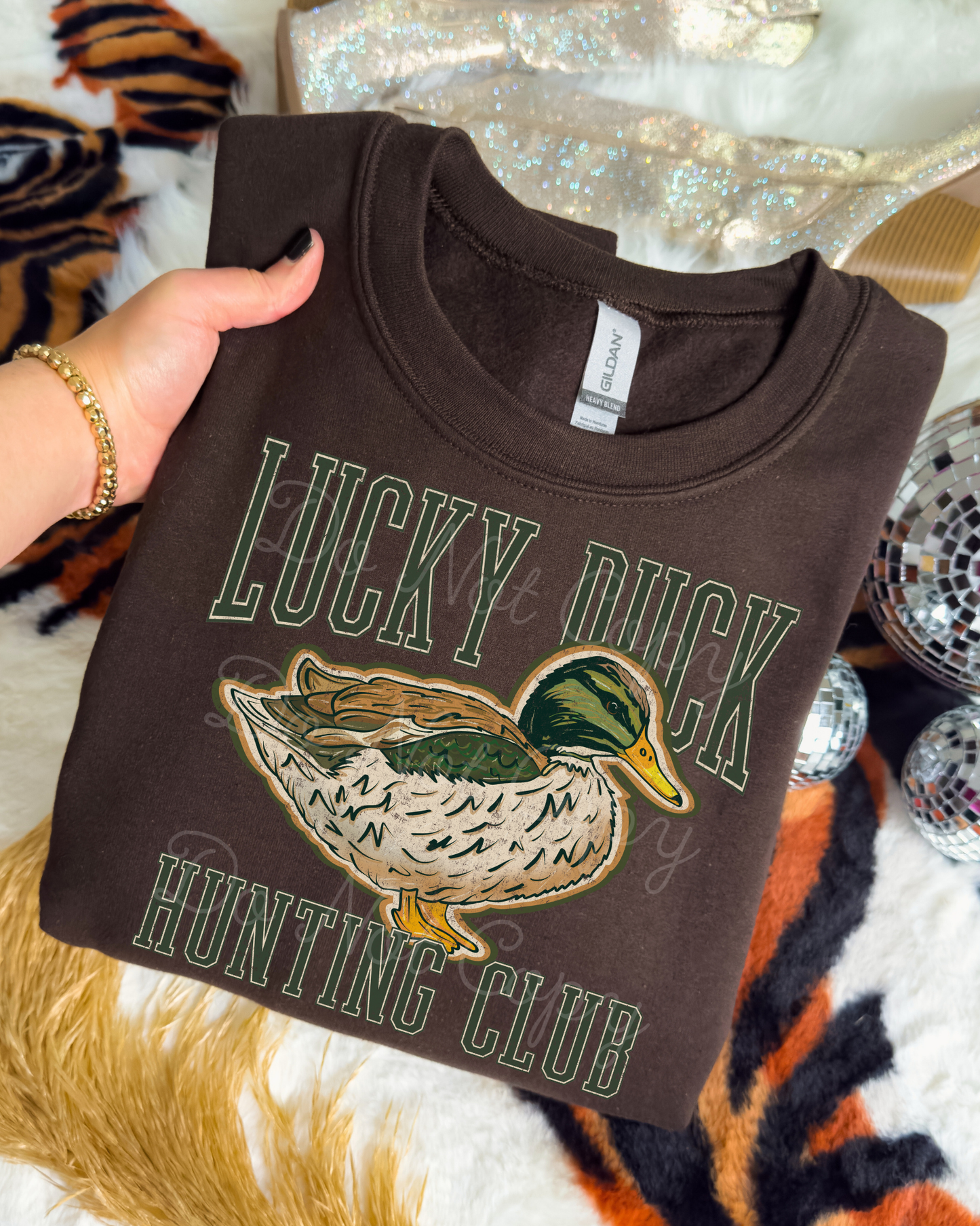Lucky Duck Hunting Club DTF Graphics