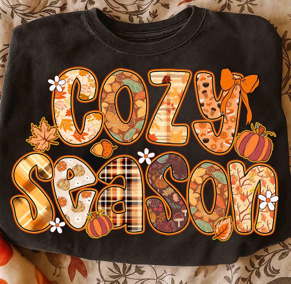 Cozy Season DTF Graphics