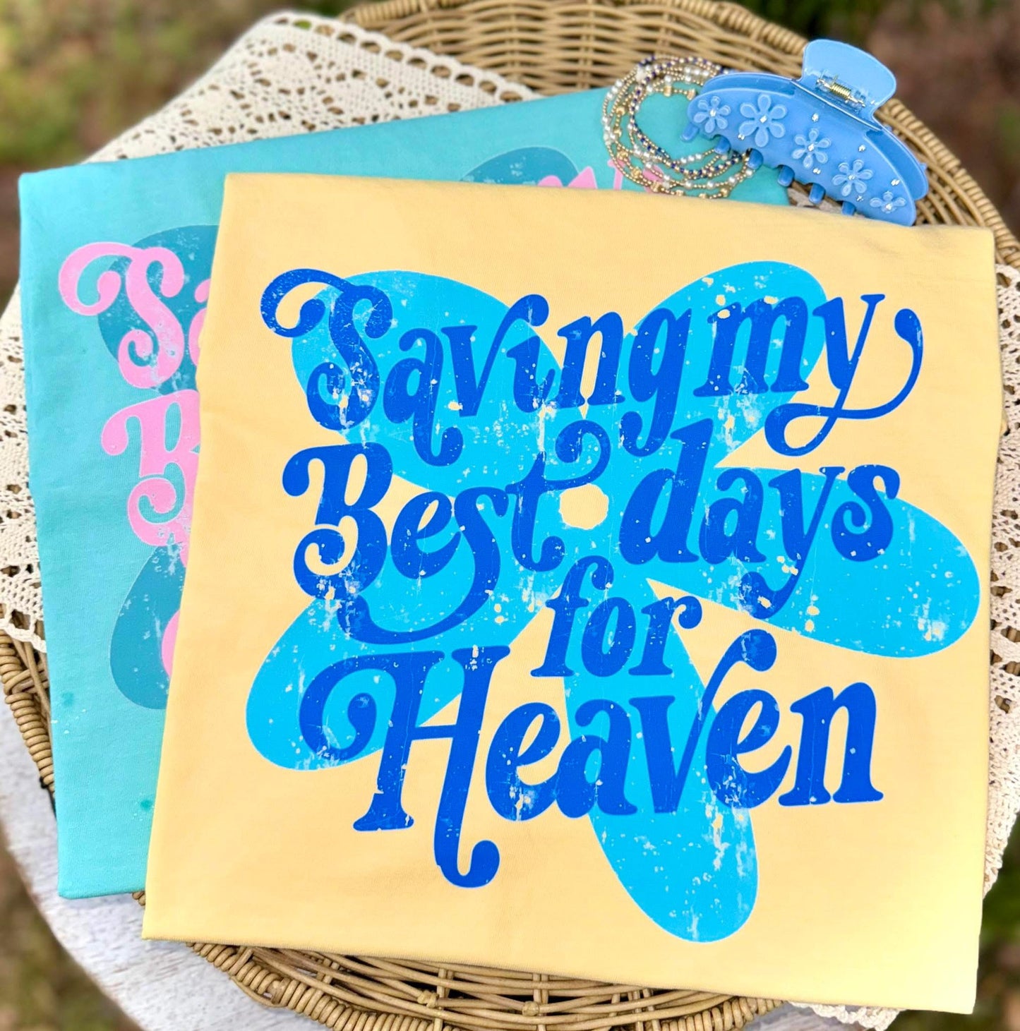 Saving My Best Days DTF Graphics