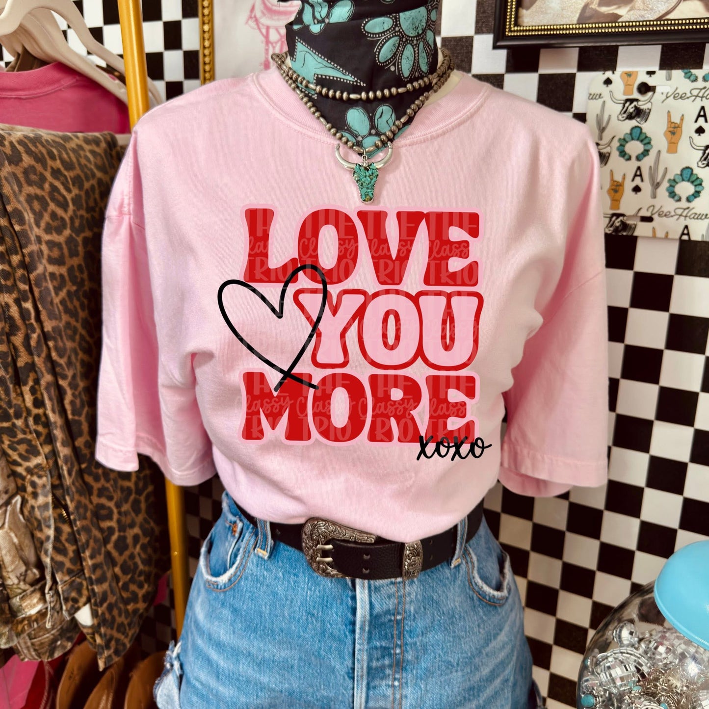 Love You More DTF Graphics