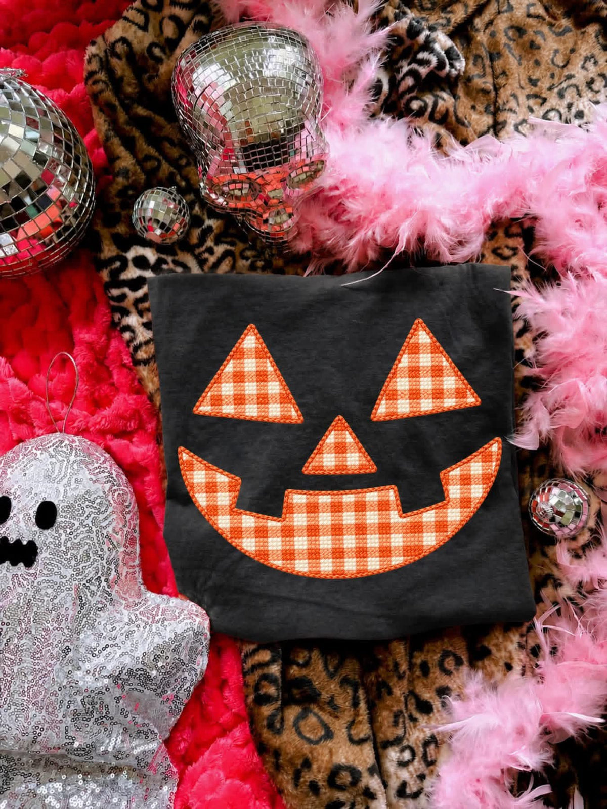 Orange Jack-O-Lantern DTF Graphic