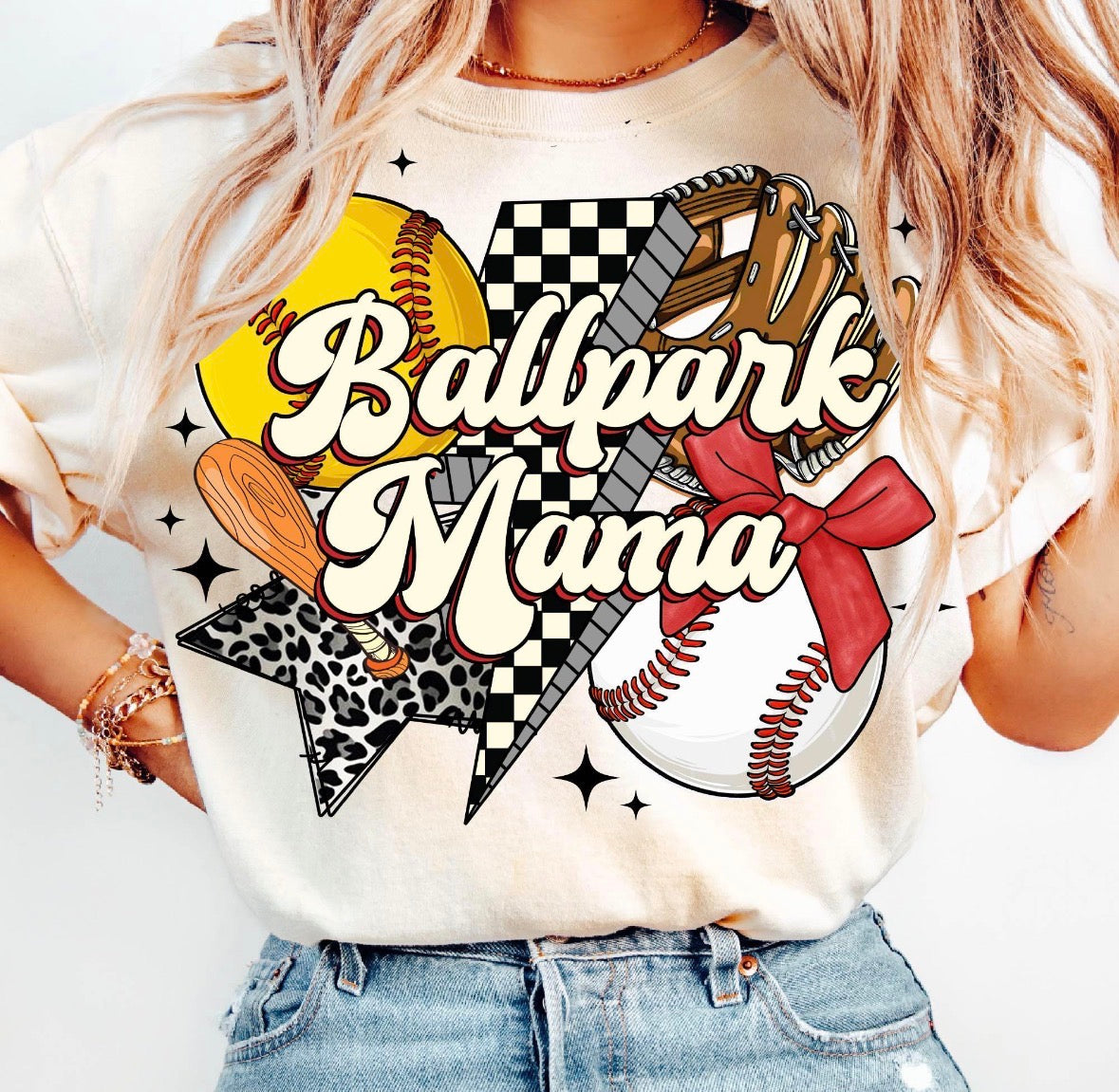 Ballpark Mama DTF Graphics