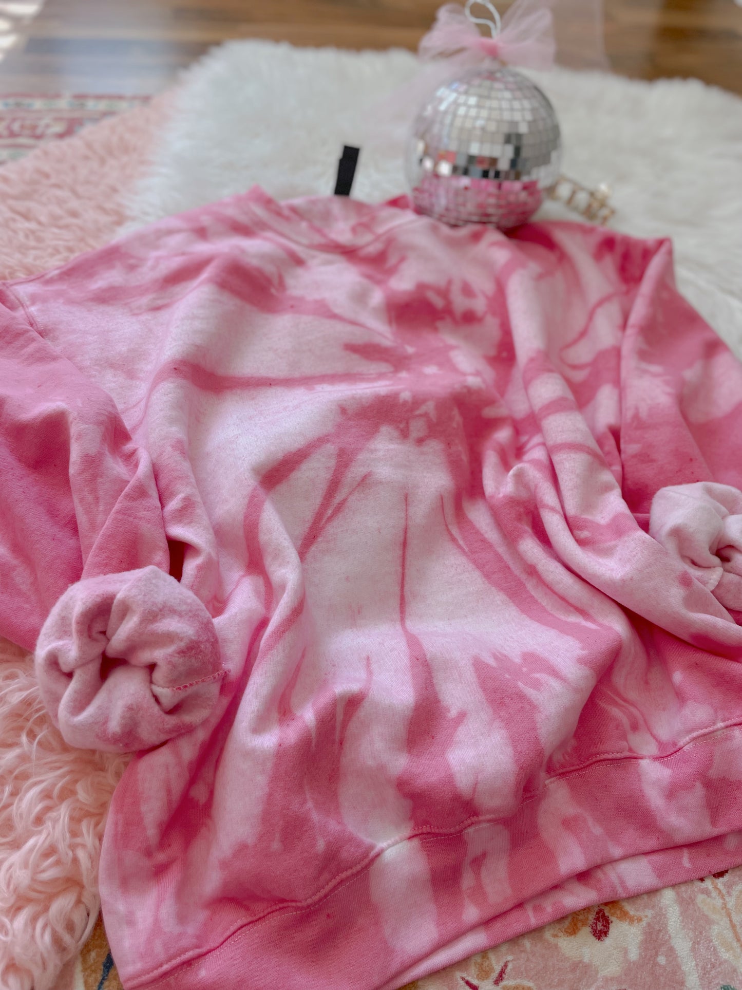 Pink Tie Dye Blanks Adult (TAT 10 BIZ DAYS)