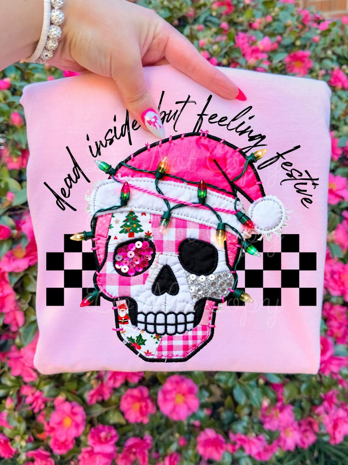 Dead Inside But Jolly Af DTF Graphics
