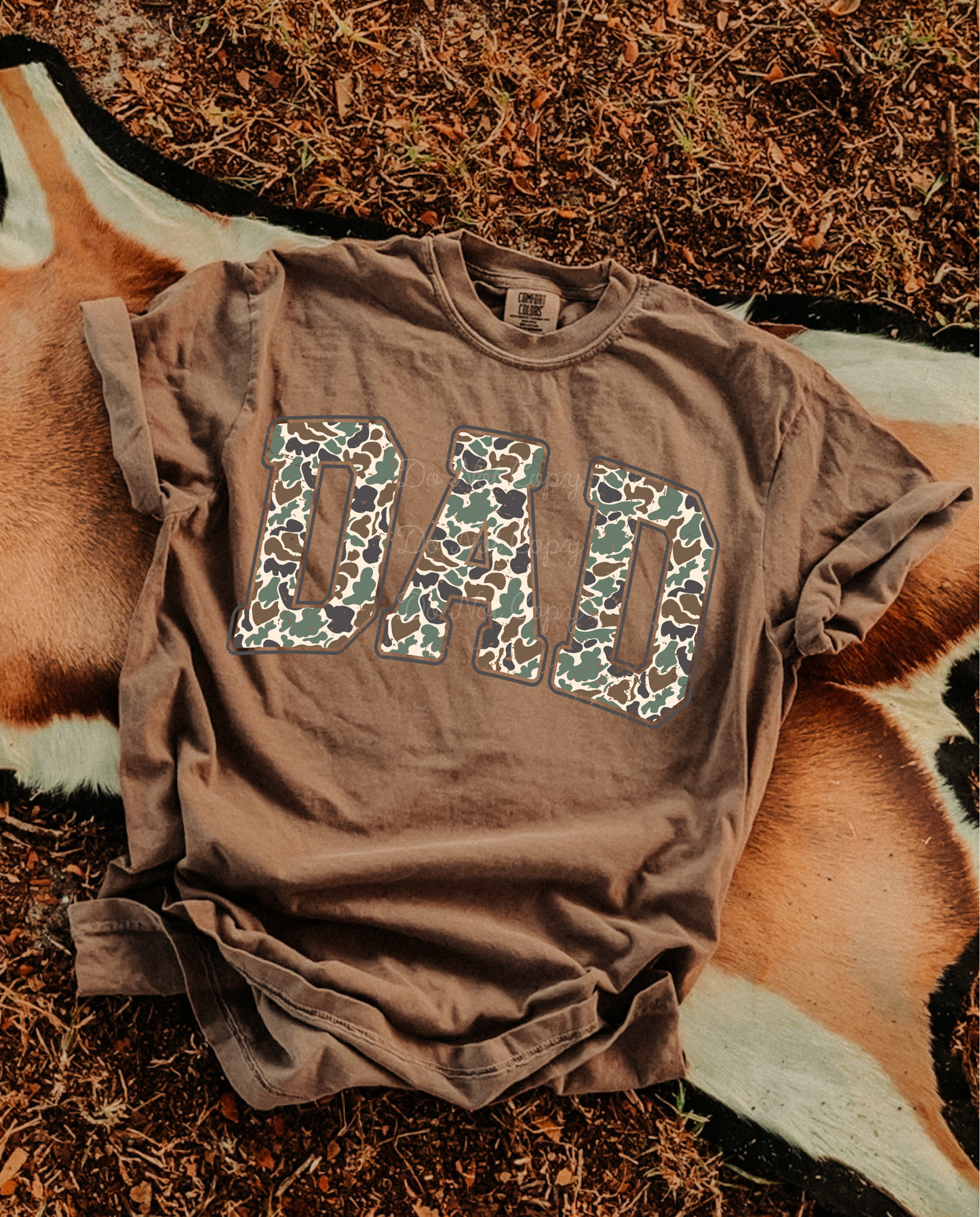 Camo Dad DTF Graphics