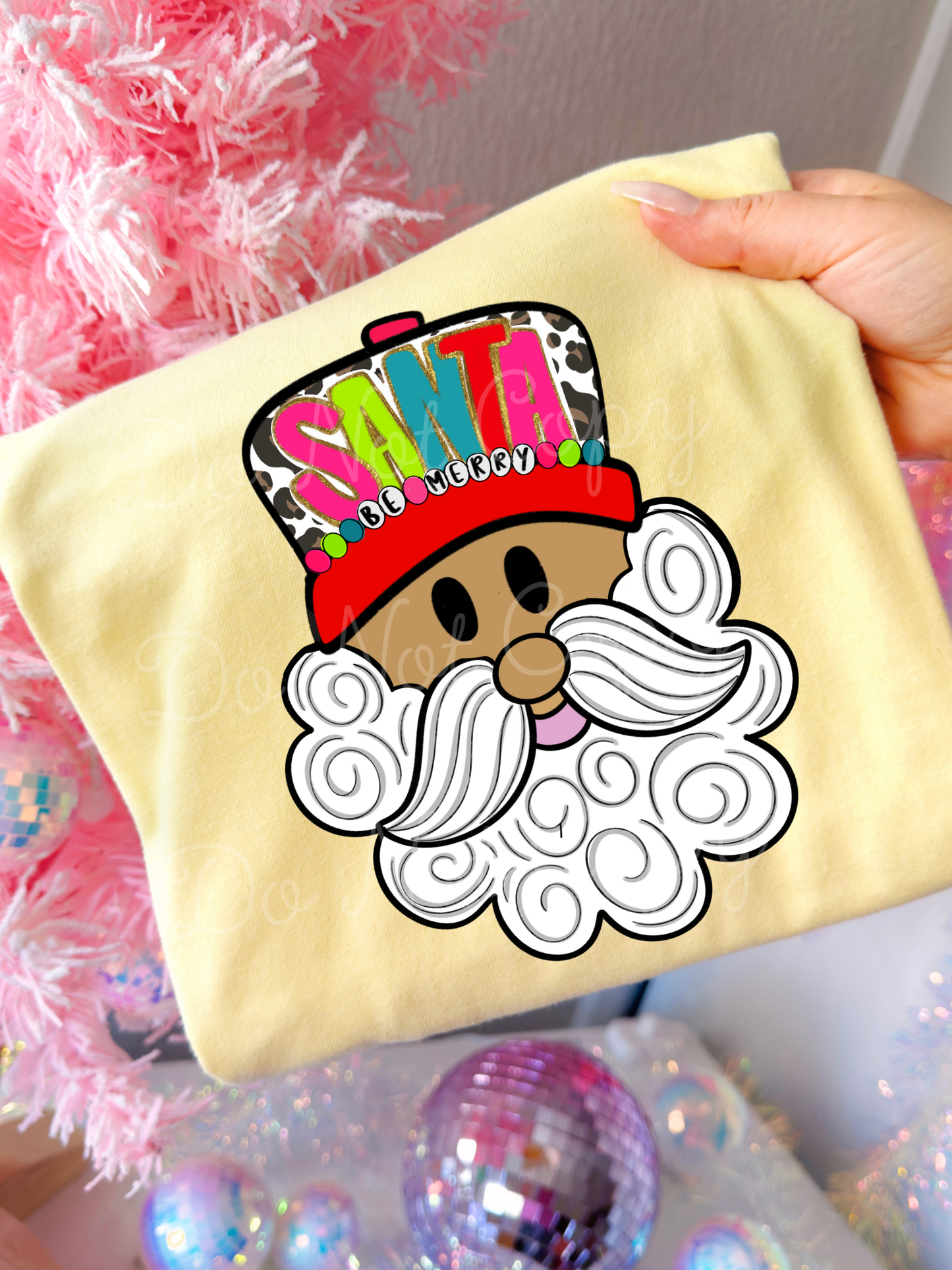 Santa Be Merry DTF Graphics