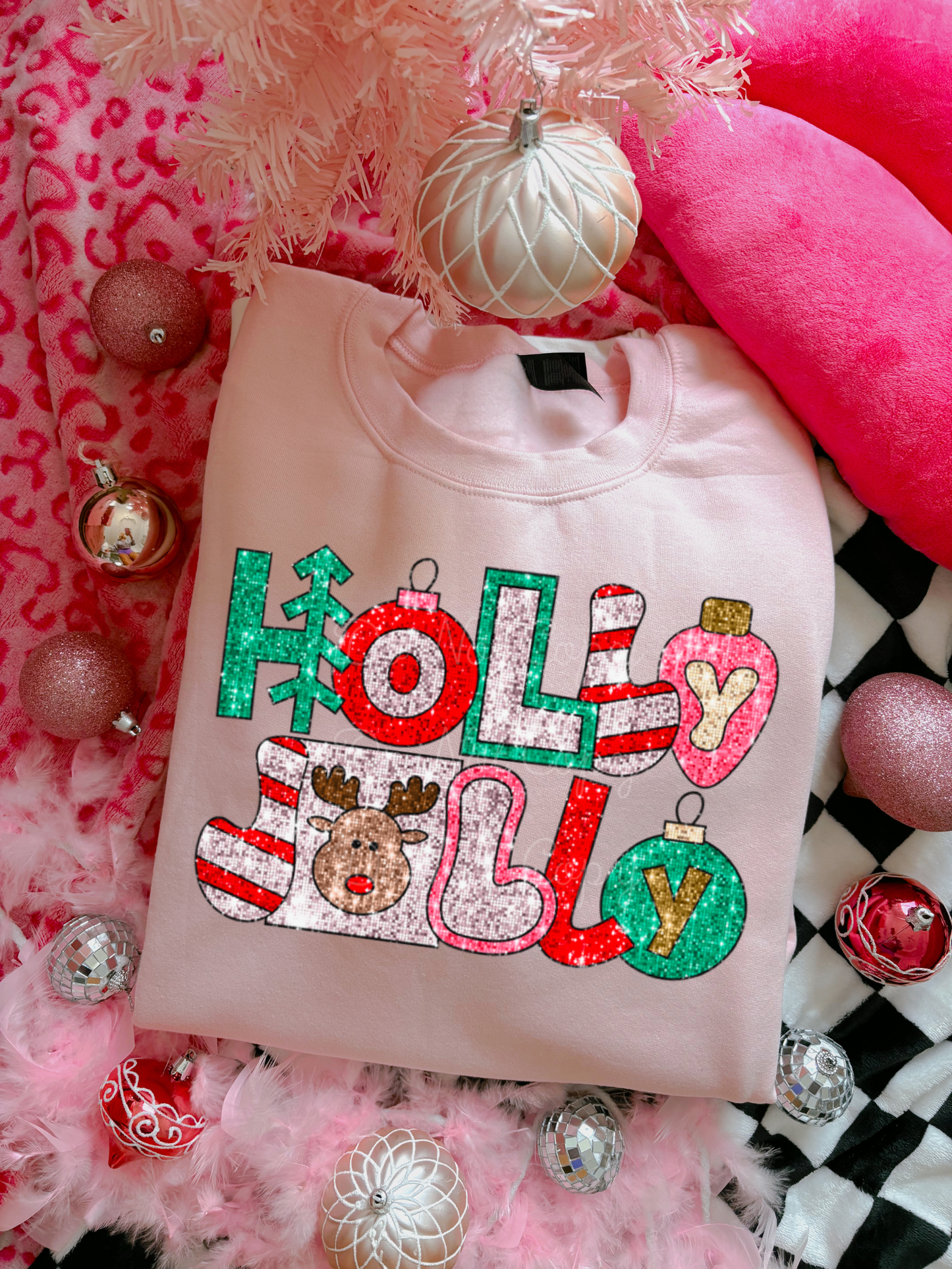 Holly Jolly DTF Graphics