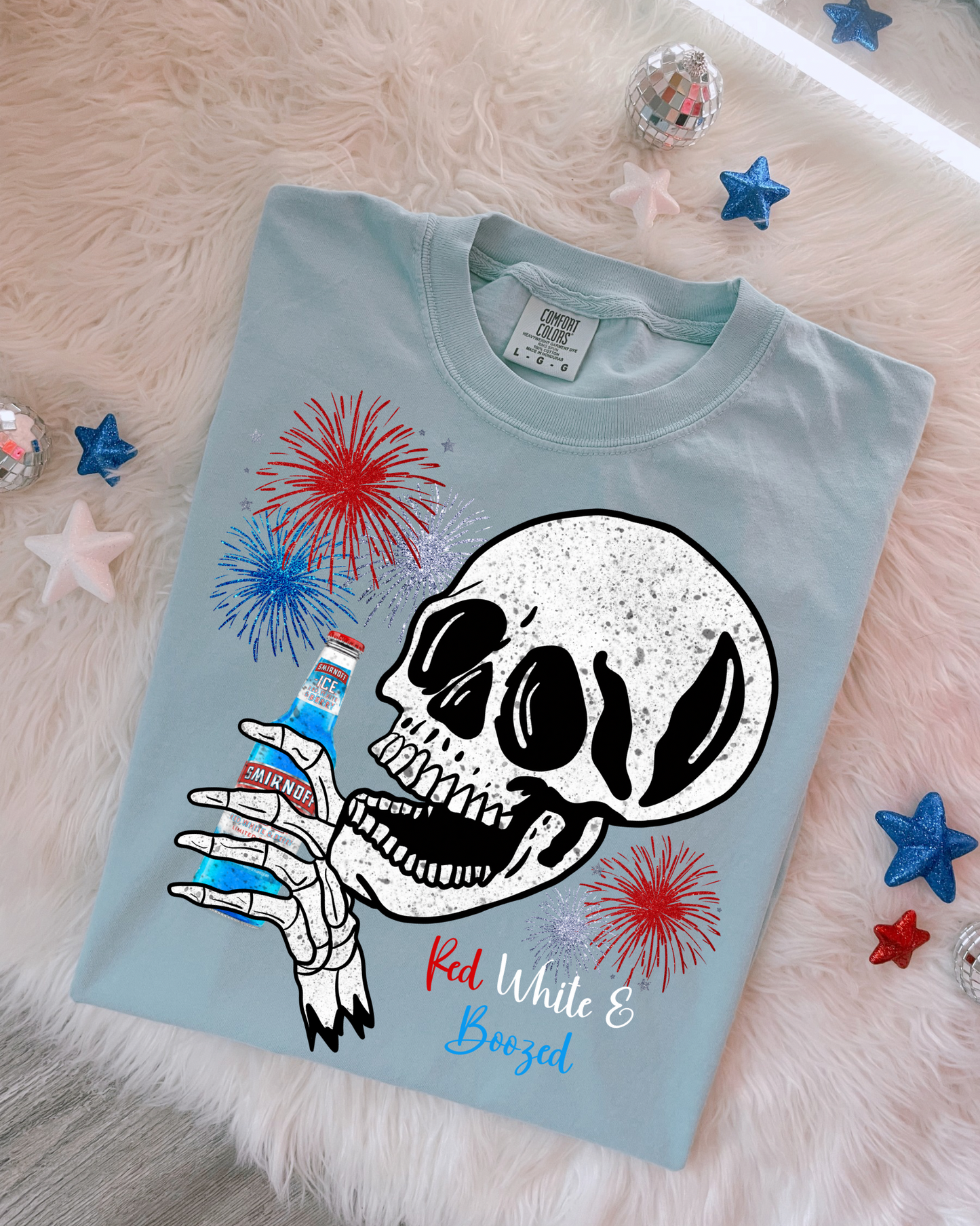Red White & Boozed DTF Graphics