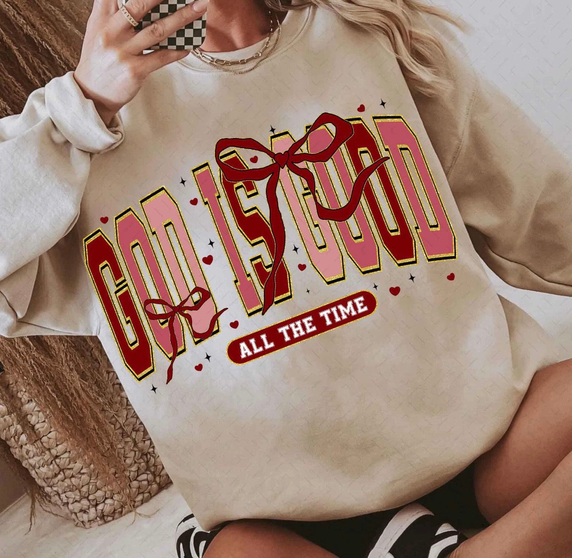 God Is Good All The Time DTF Graphics