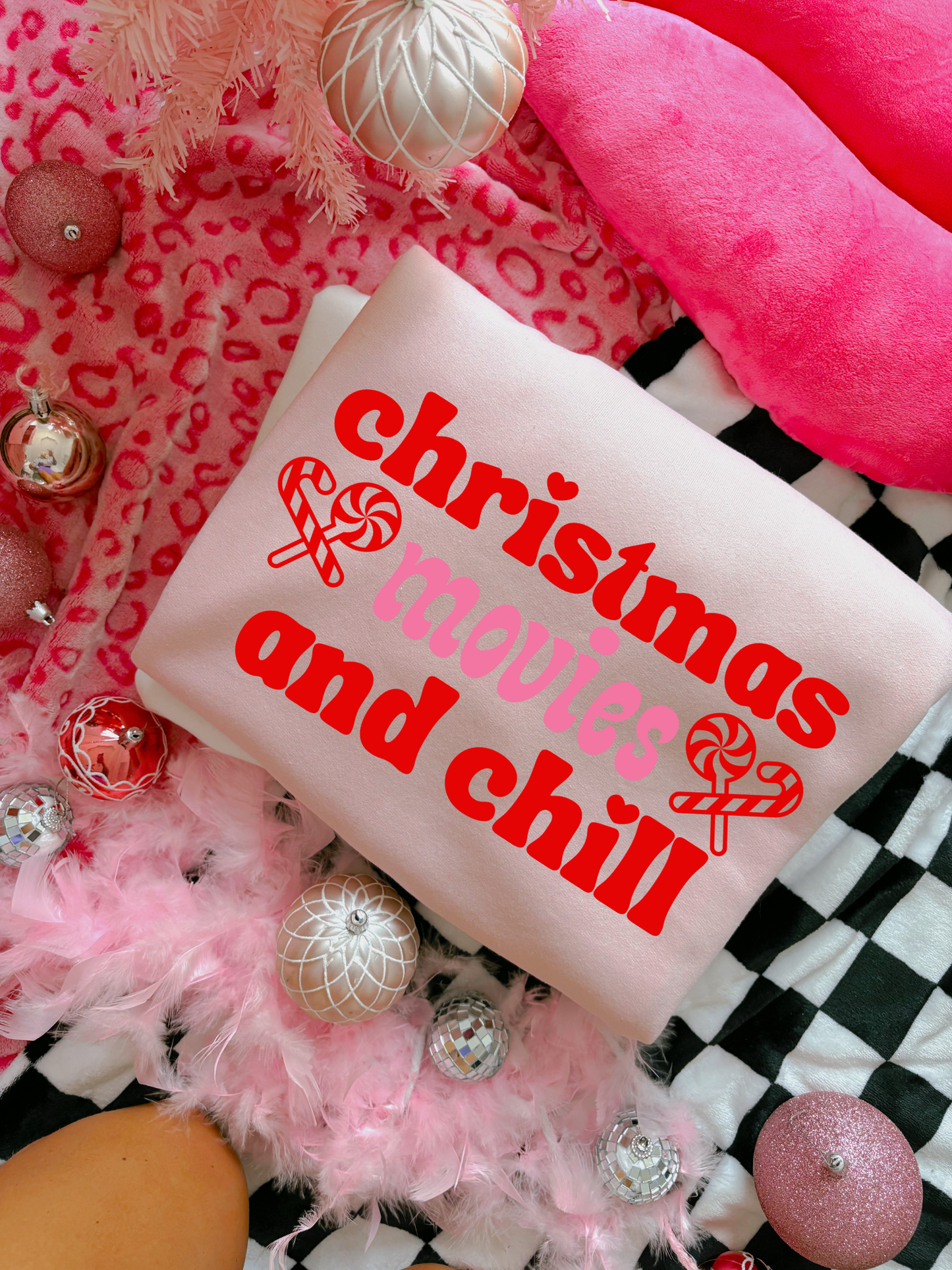 Christmas Movies & Chill DTF Graphics