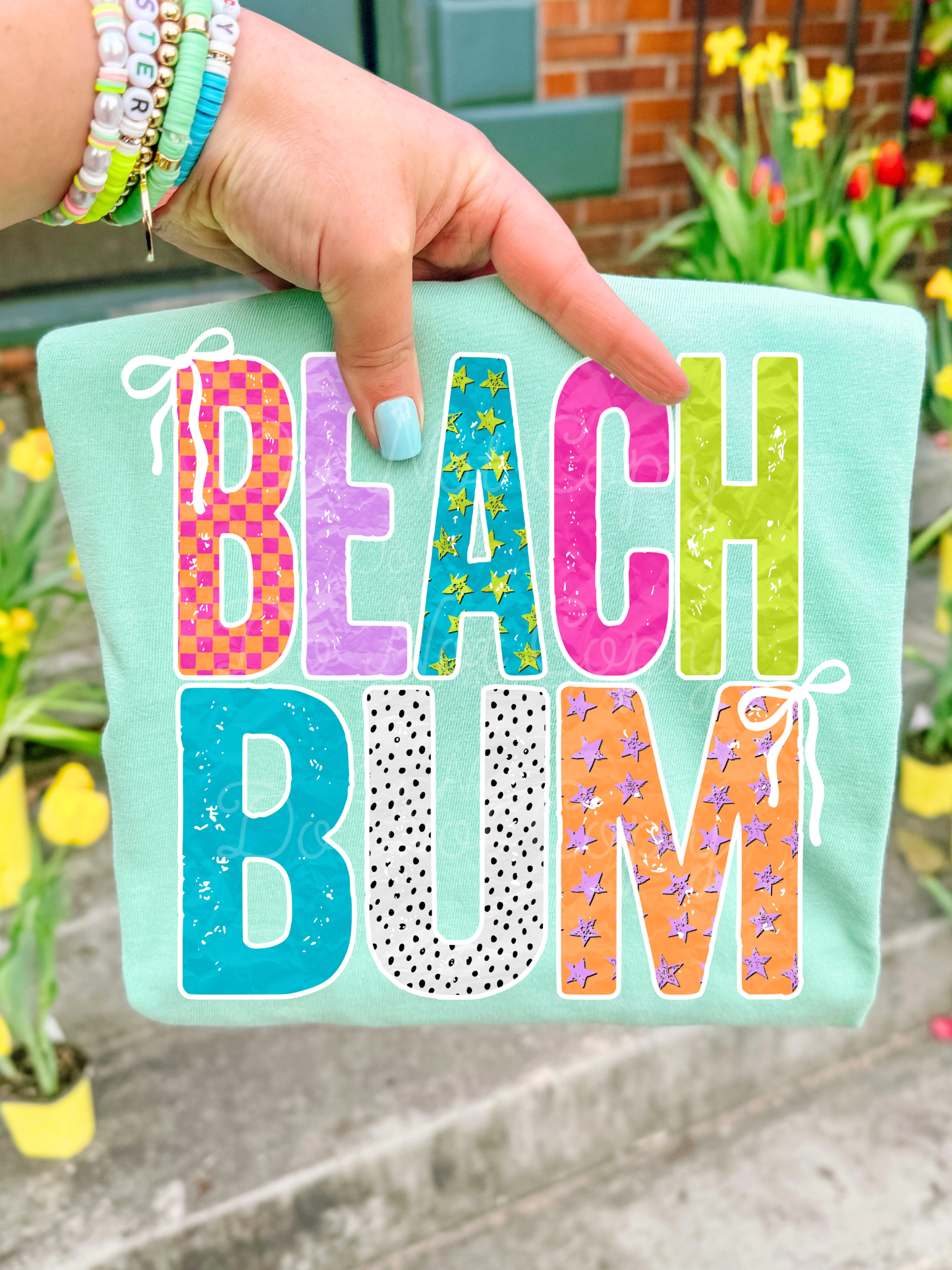 Beach Bum DTF Graphics