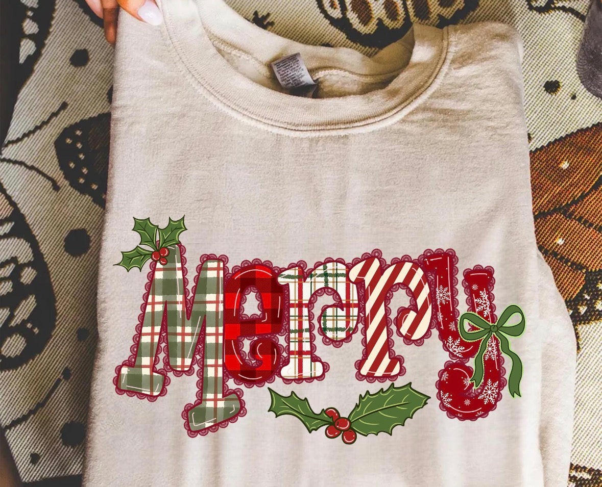 Merry DTF Graphics