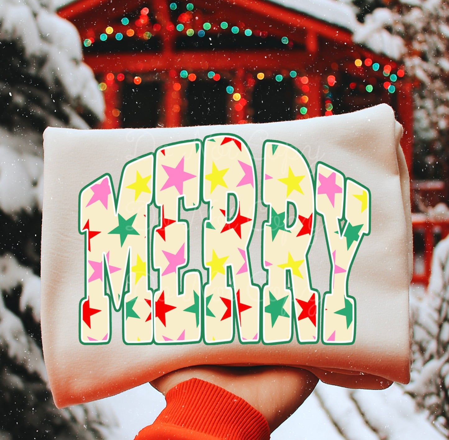 Merry Star DTF Graphics