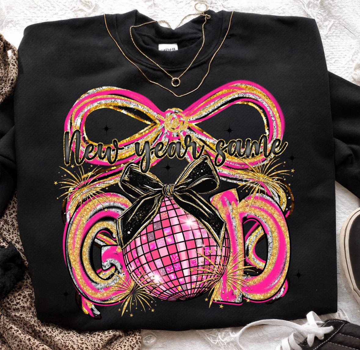 New Year Same God DTF Graphics