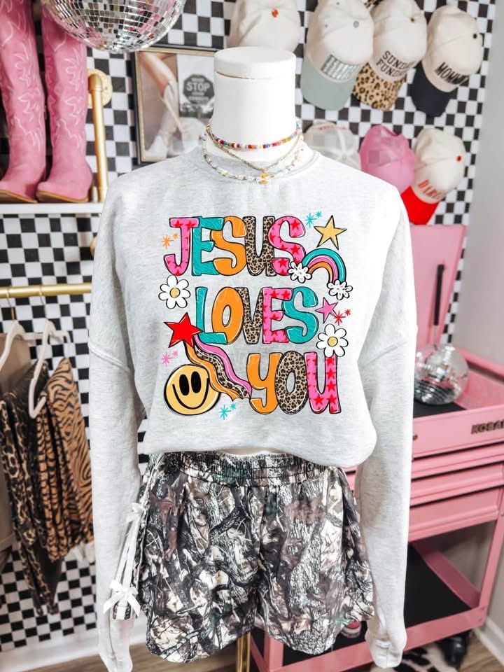 Jesus Loves You DTF Graphics
