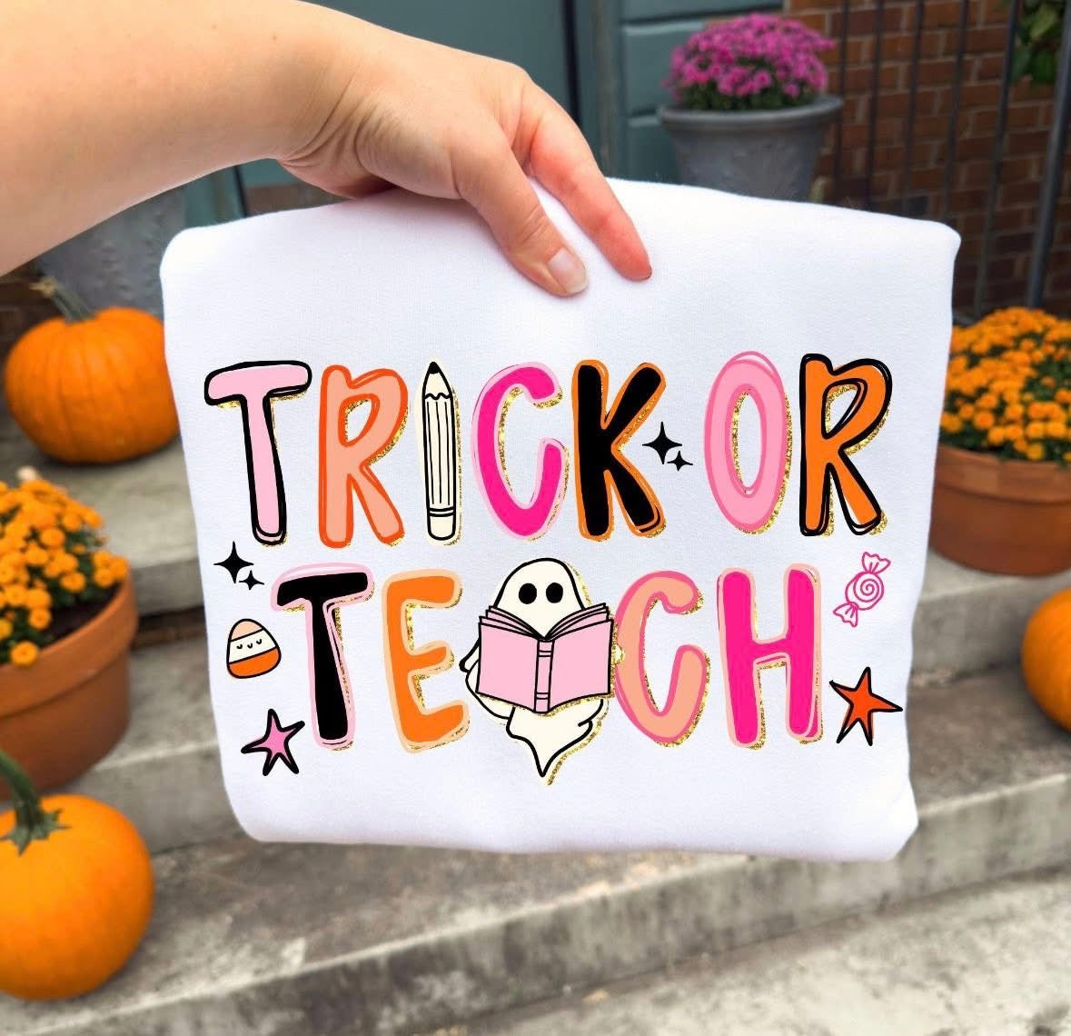 Trick Or Teach DTF Graphics